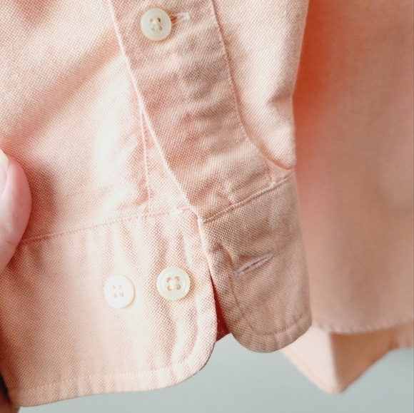 Ralph‎ Lauren light orange men's button down top size XL 16.5 - Picture 4 of 5